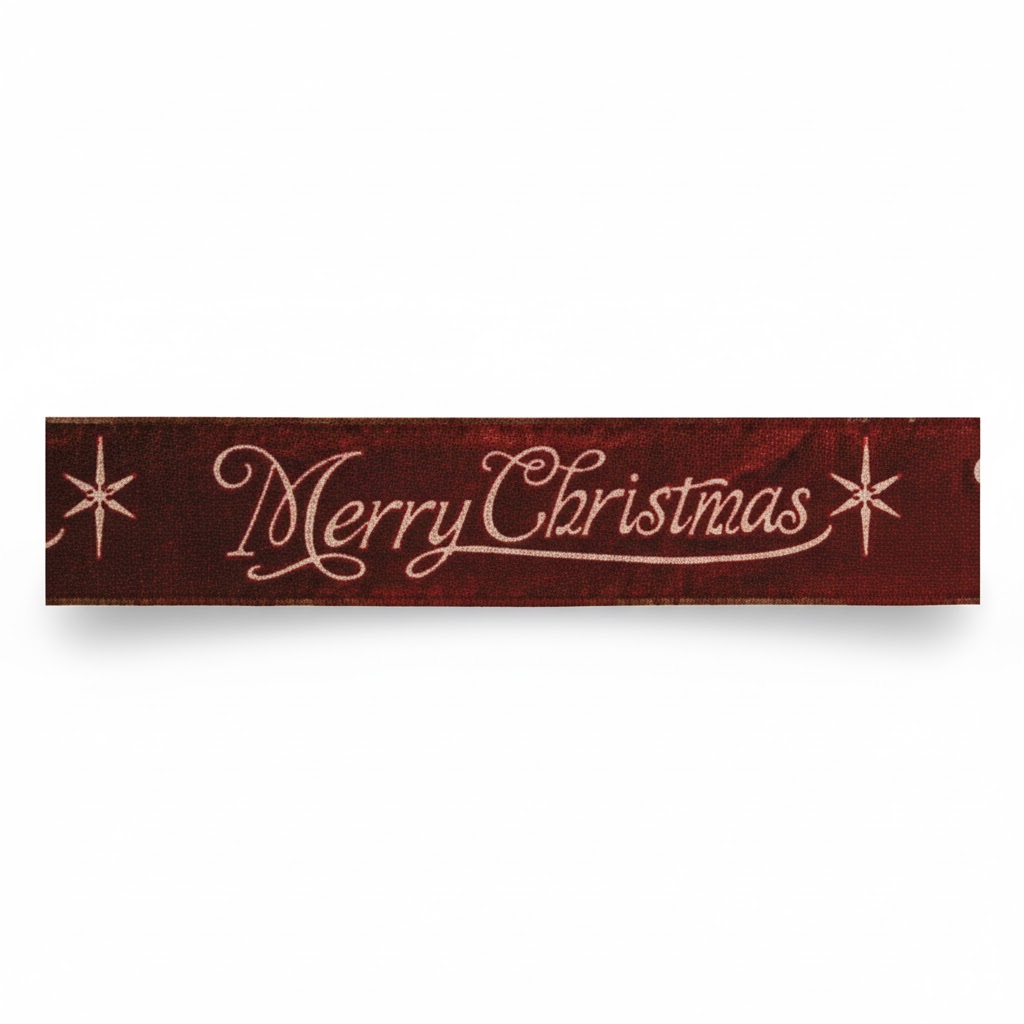 Melrose Red Merry Christmas Ribbon | 4" x 5Yds
