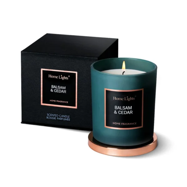 home lights balsam & cedar candle 33oz