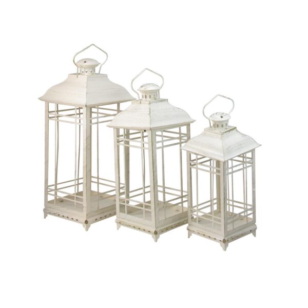 Vintage Iron Lantern Set (3-set)