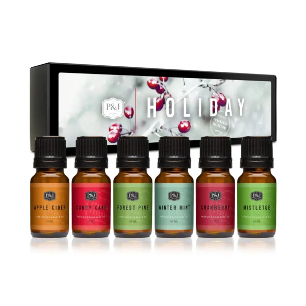 p&j holiday set of 6 fragrance oils 10ml p&j holiday set of 6 fragrance oils 10ml